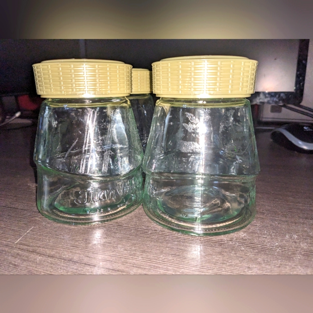 4 Glass Jars